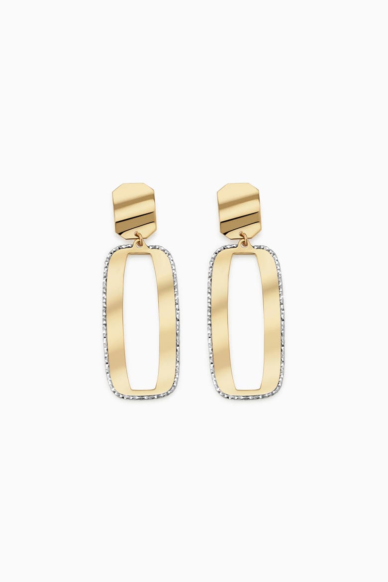 14K Gold Bellissima Drop Earrings, Alternate, color, Yellow Gold