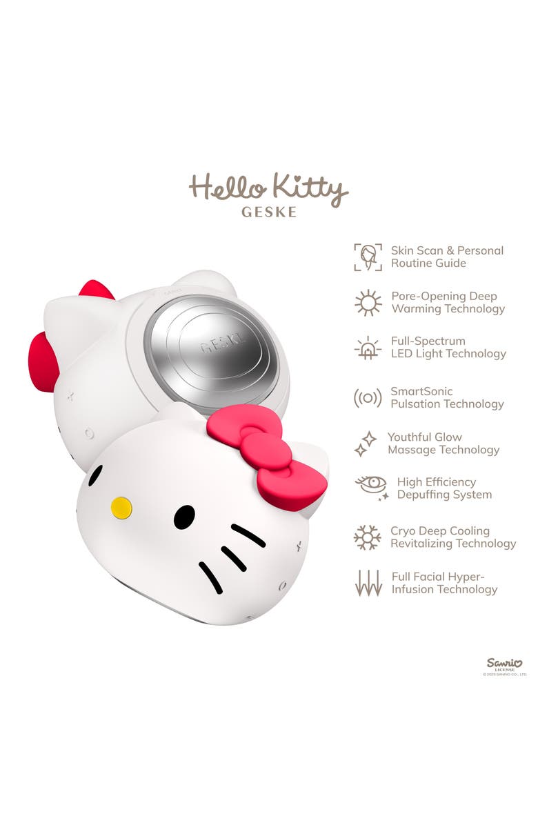 GESKE Hello Kitty SmartAppGuided Sonic Warm & Cool Mask | 8 in 1, Alternate, color, Hello Kitty Starlight