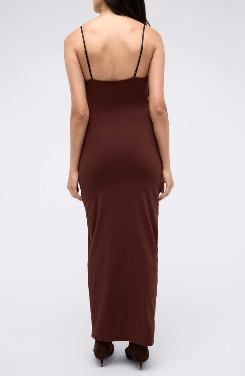 Kenneth Cole Maxi Slipdress, Alternate, color, Deep Chestnut