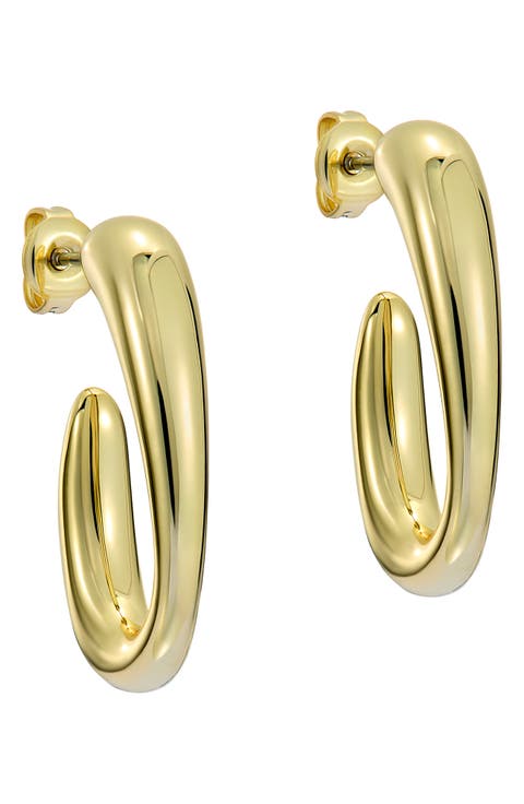 Cori Contour Hoop Earrings