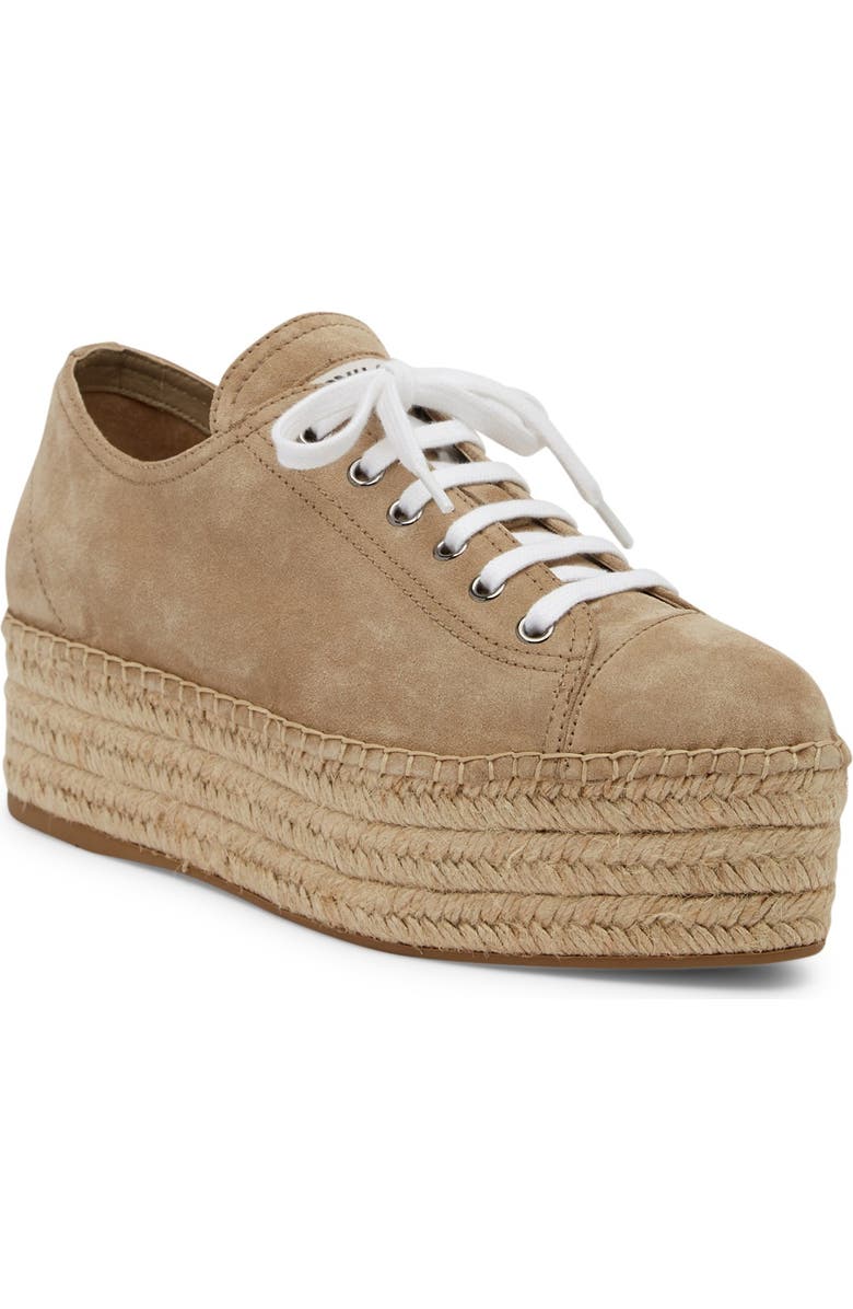 Miu Miu Espadrille Platform Sneaker, Main, color,