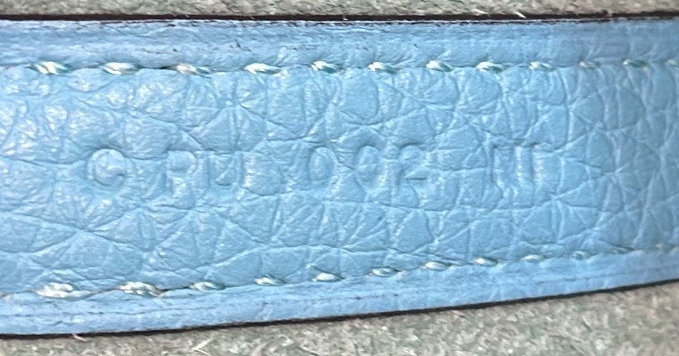 Pre-Owned Hermes Picotin Lock Bag Clemence MM, Alternate, color, Bleu Atoll