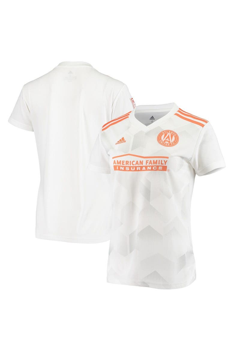 Women's adidas White Atlanta United FC 2019 Away Replica Jersey, Main, color, White
