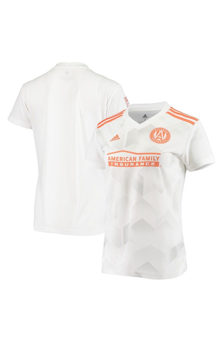 adidas Women's adidas White Atlanta United FC 2019 Away Replica Jersey, Main, color, 