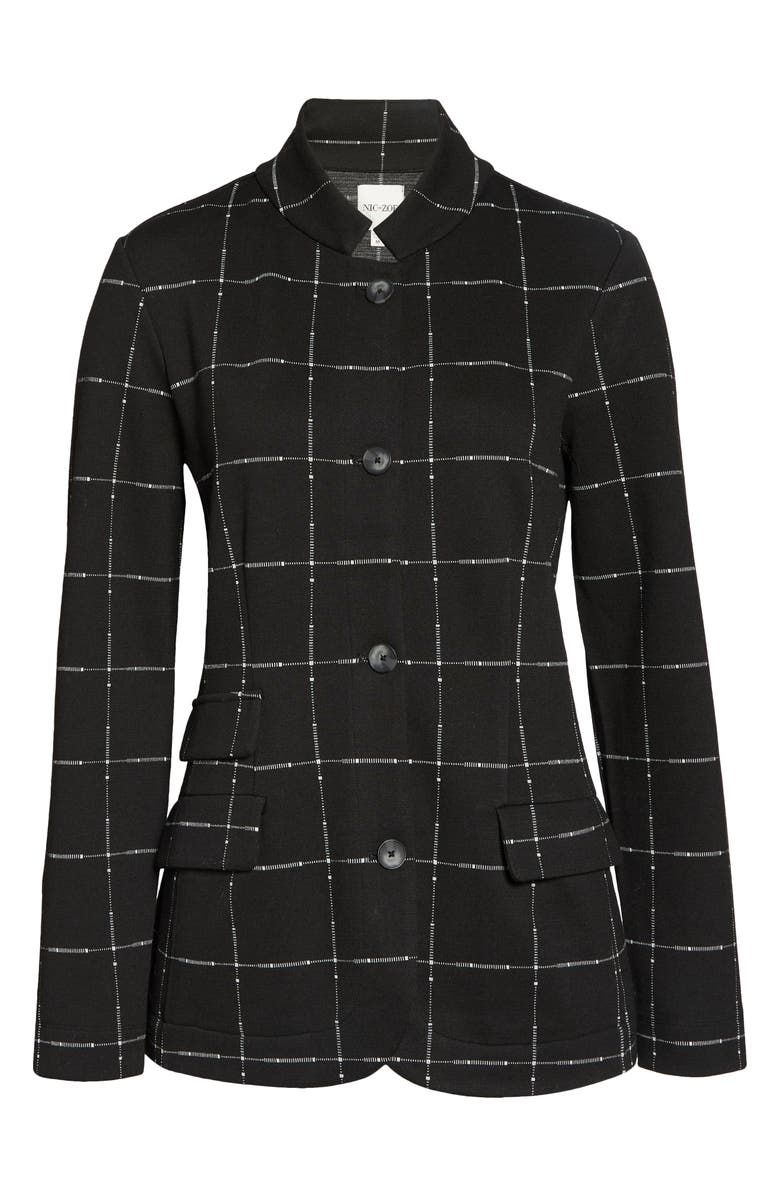 NIC+ZOE Etched Plaid Jacket, Alternate, color, 