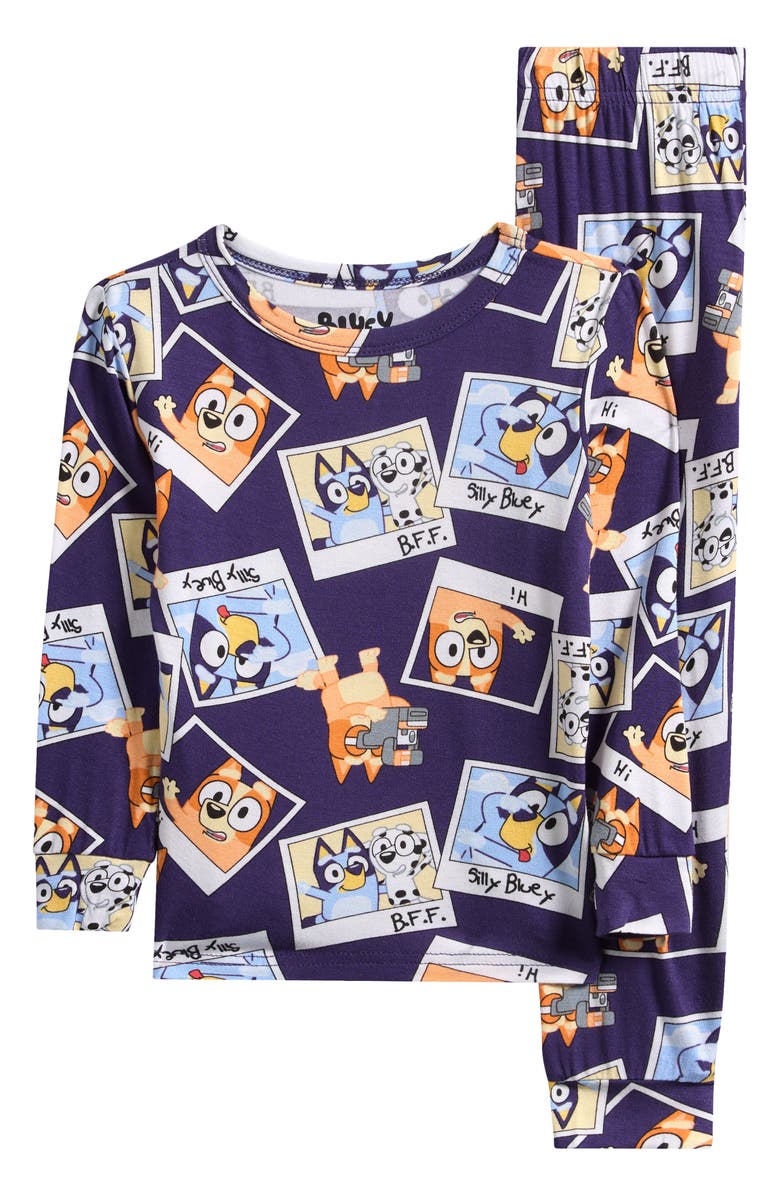 AME Kids' Bluey Two-Piece Pajamas, Alternate, color, Blue