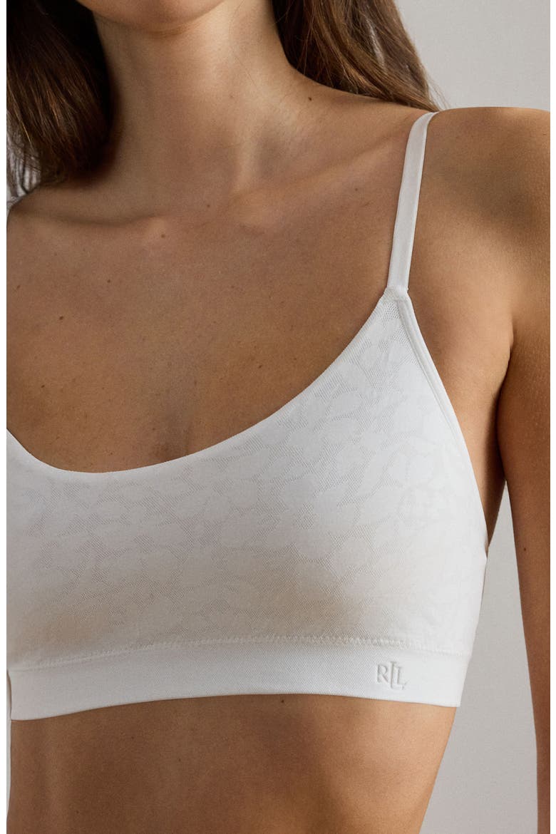 Floral Bralette, Alternate, color, SILK WHITE