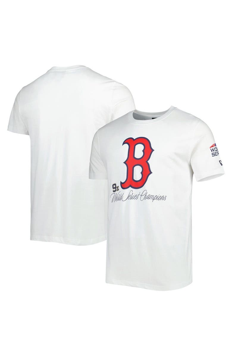 New Era Men's New Era White Boston Red Sox Historical Championship T-Shirt, Main, color, 