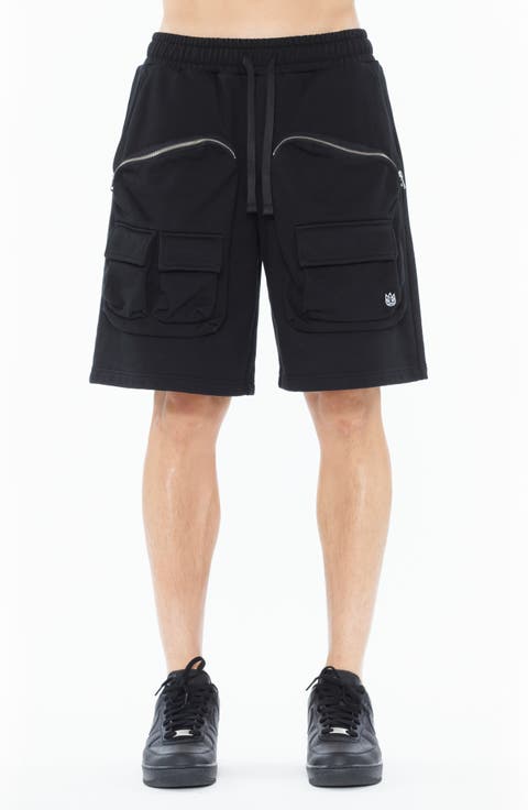 Fleece Cargo Shorts