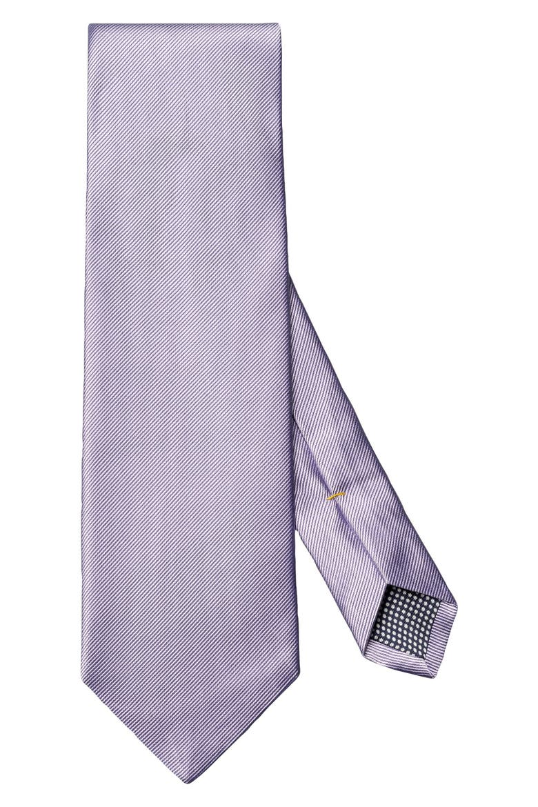Light Purple Solid Silk Twill Tie, Main, color, LIGHT PURPLE