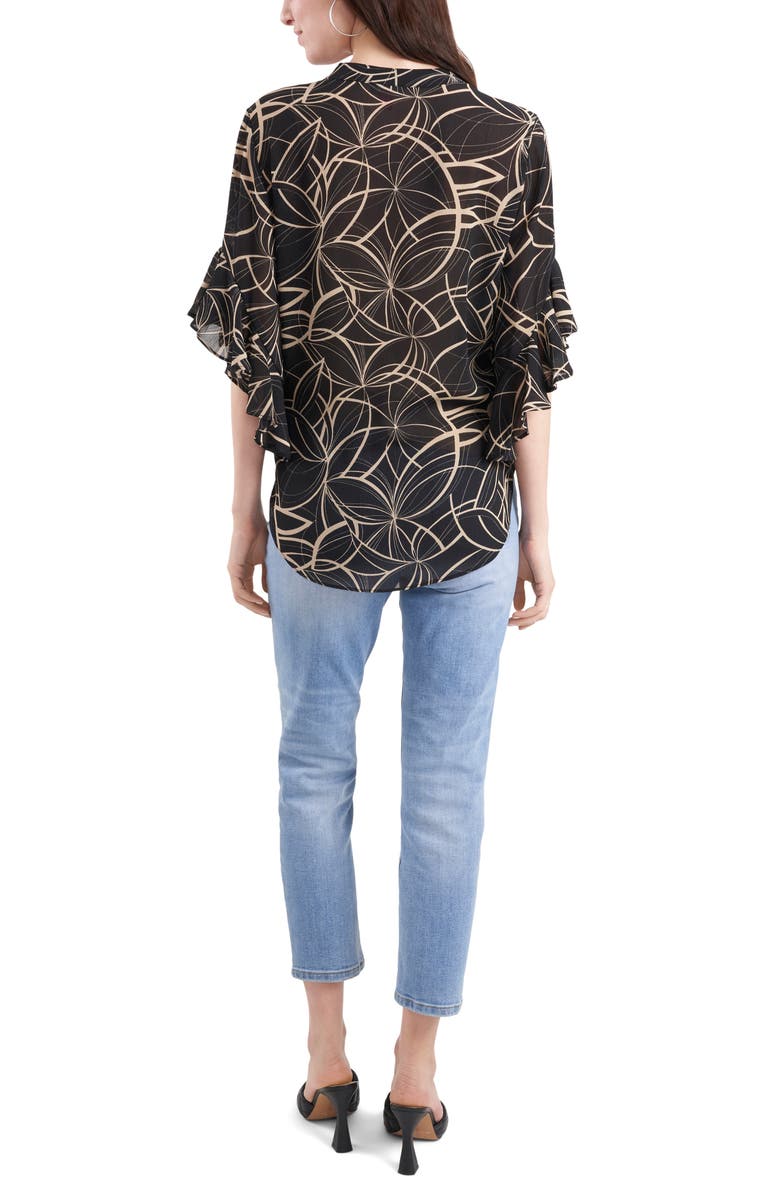 Vince Camuto Swirl Print Top, Alternate, color,