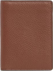 Nordstrom Pebble Leather Bifold Card Case