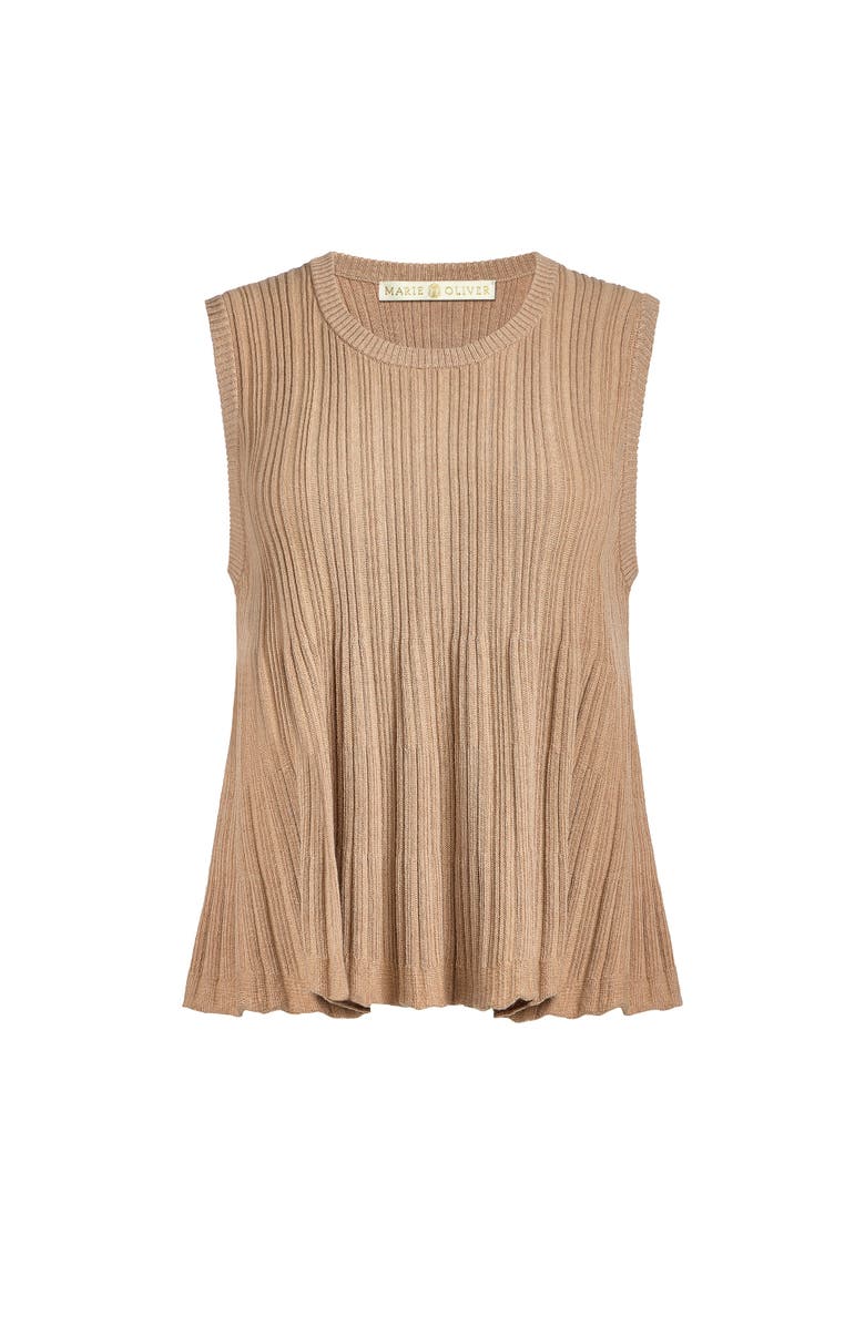 Marie Oliver Izabell Top, Alternate, color, Flax