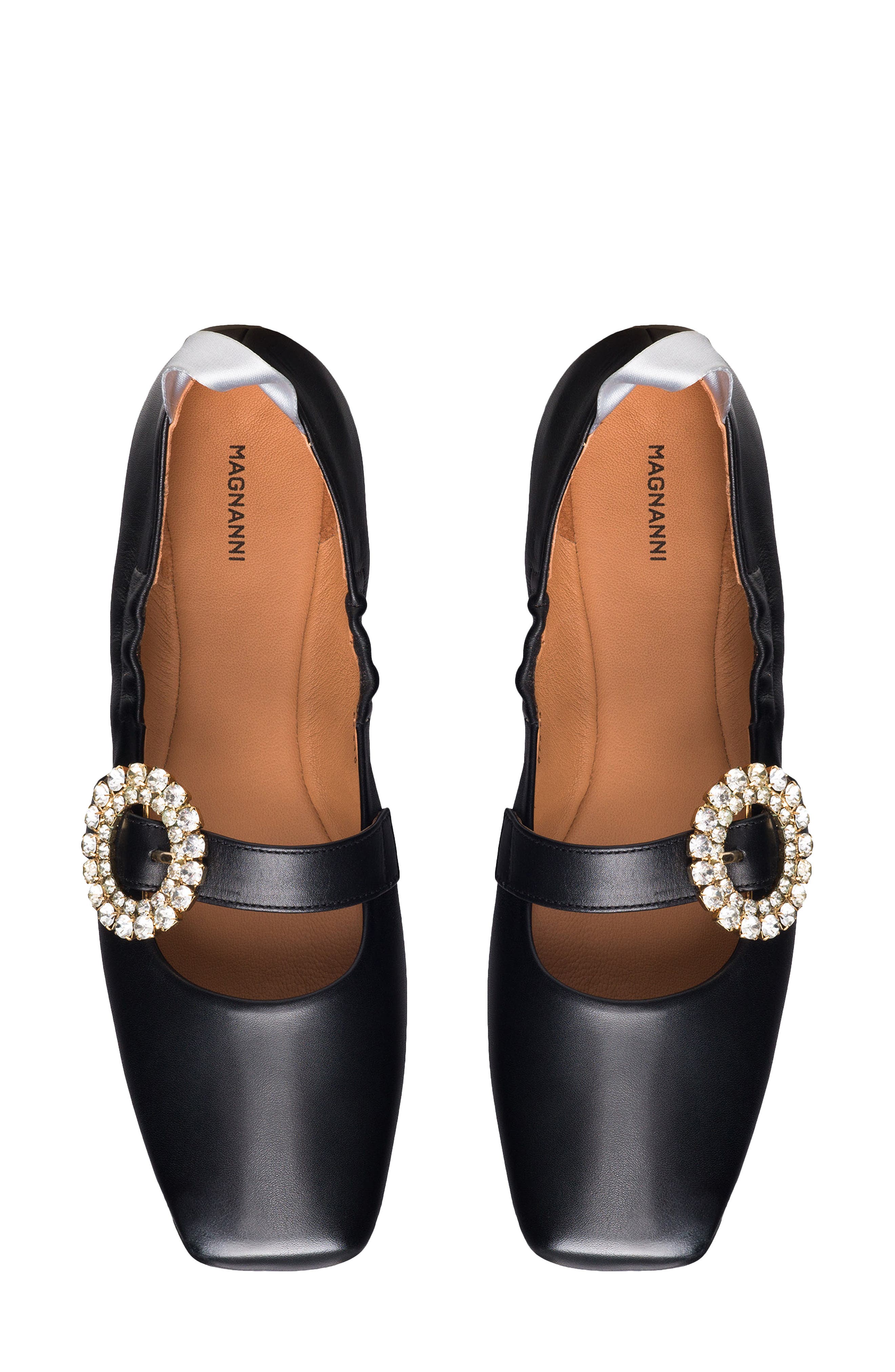 Magnanni Avilia Mary Jane Flat, Alternate, color, Black