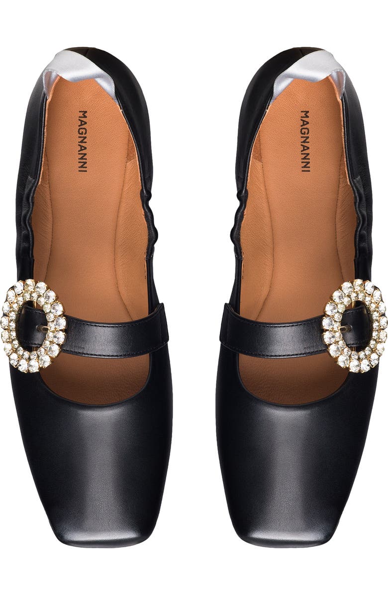 Magnanni Avilia Mary Jane Flat, Alternate, color, Black