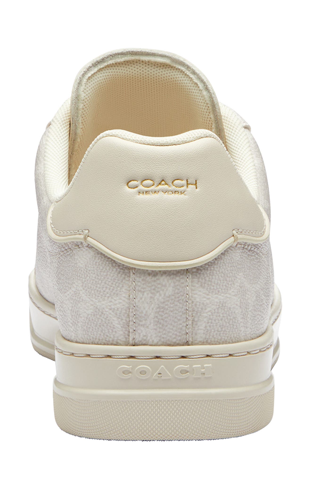 COACH High Line Signature Sneaker, Alternate, color, Off White