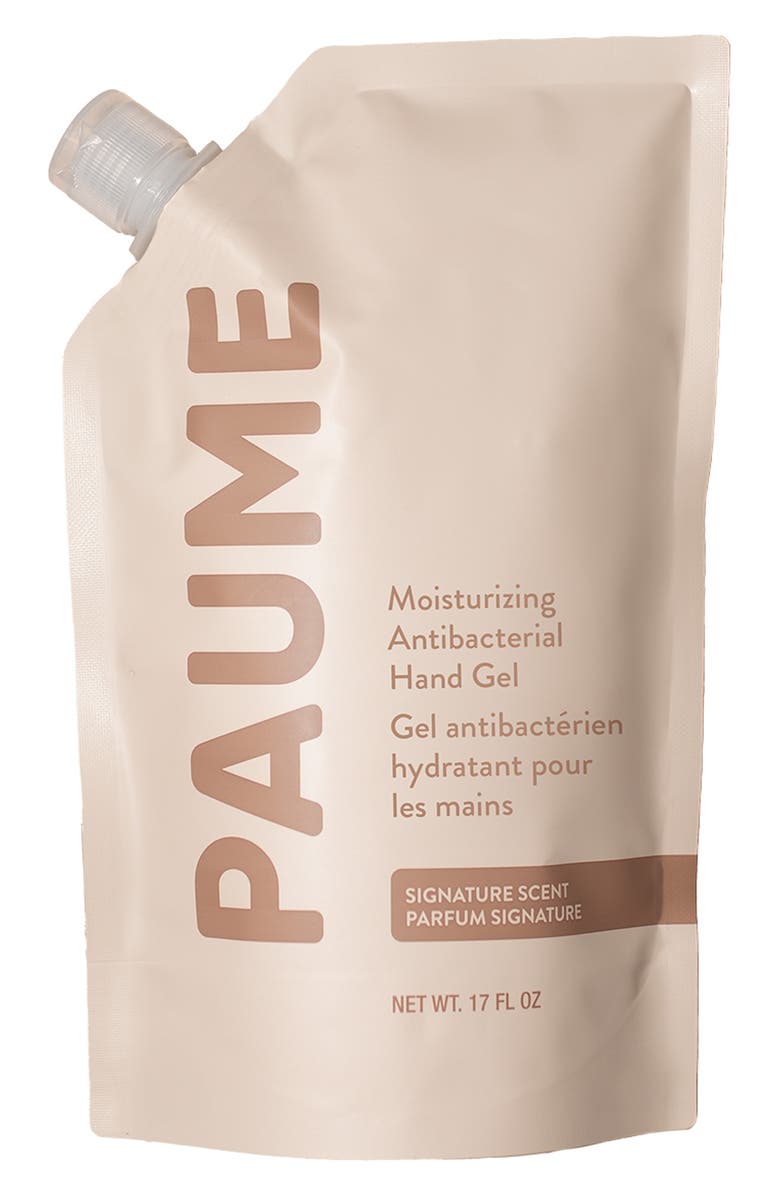 PAUME Antibacterial Hand Sanitizer Gel Refill, Main, color, Beige