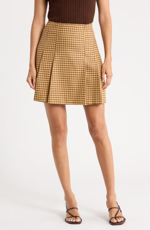 Roballo Pleated Miniskirt
