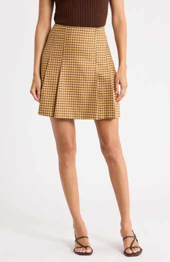 Roballo Pleated Miniskirt