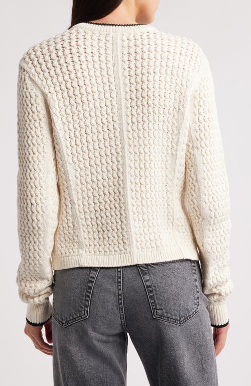 Rag & Bone Daria Textured Cotton Blend Cardigan In Marsh