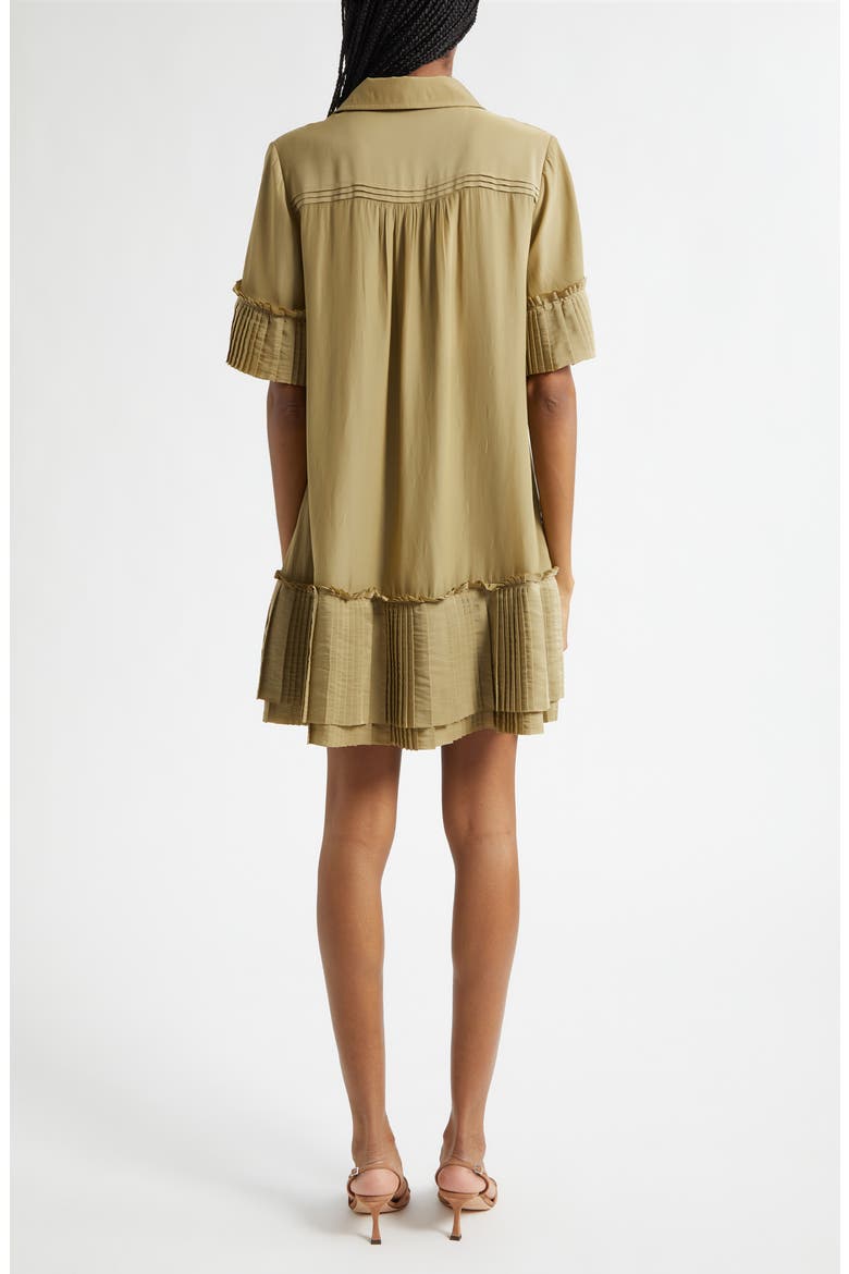 Tabitha Short Sleeve Shirtdress, Alternate, color, SAFARI