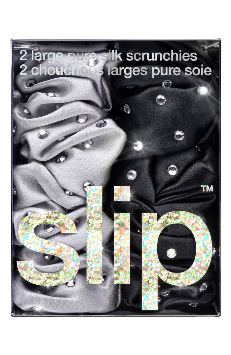 slip Moonlight Pure Silk Scrunchie Set, Alternate, color,