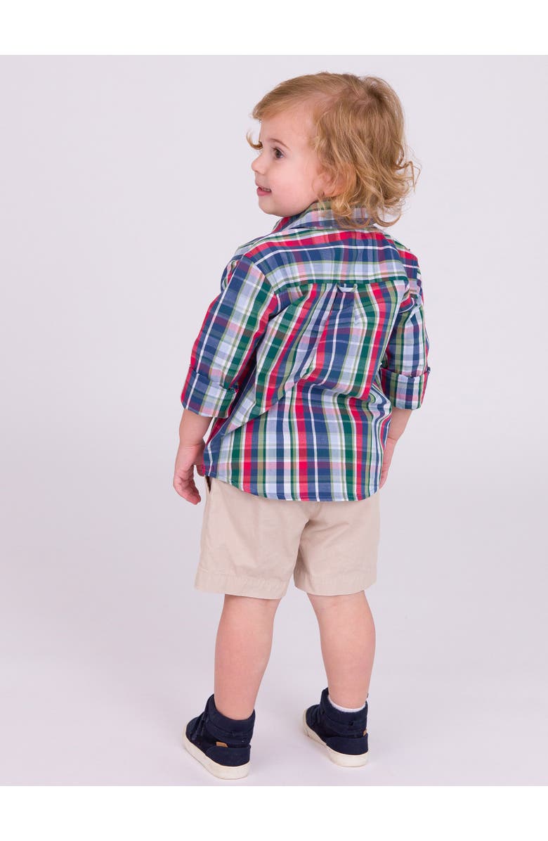 RuggedButts Toddler Boys Long Sleeve Button Down Shirt, Alternate, color, 