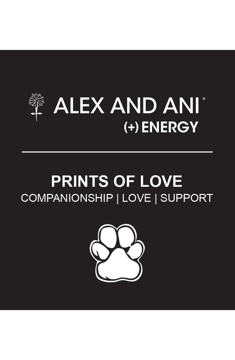 Alex and Ani 'Charity by Design - Prints of Love' Expandable Wire Bangle, Alternate, color, 