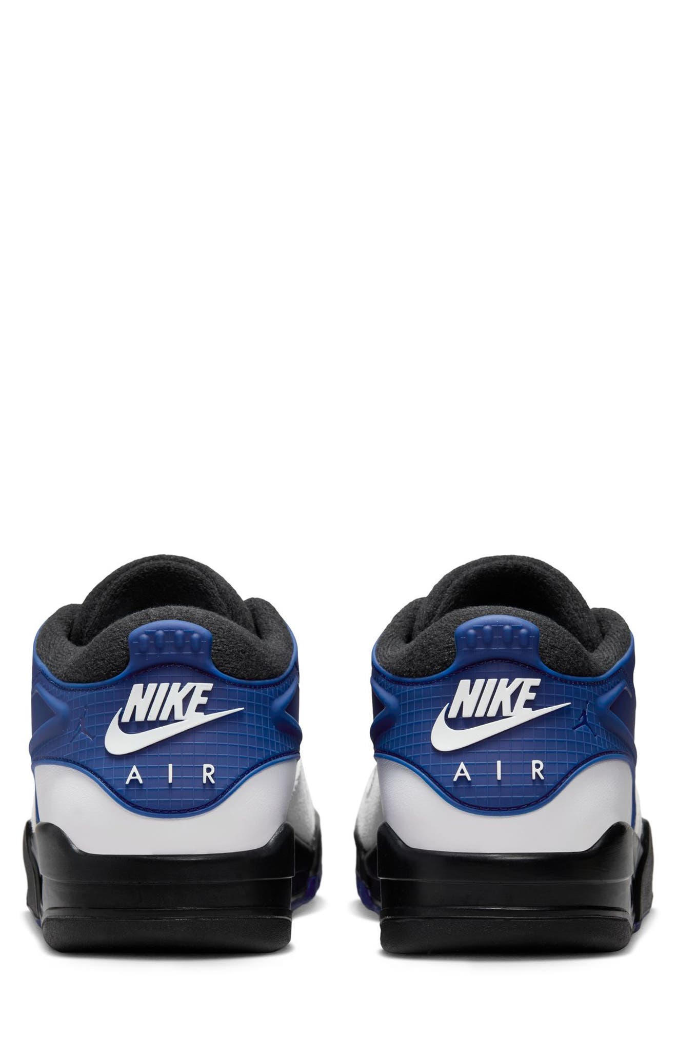 Air Jordan 4 RM Sneaker, Alternate, color, WHITE/ DEEP ROYAL BLUE/ BLACK