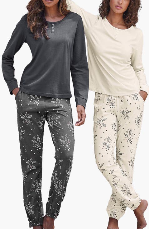 2 Pk Long Sleeve Pajama Sets