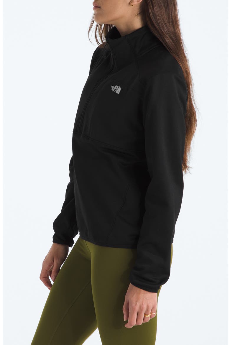 Performance Fleece Half-Zip Pullover, Alternate, color, TNF BLACK