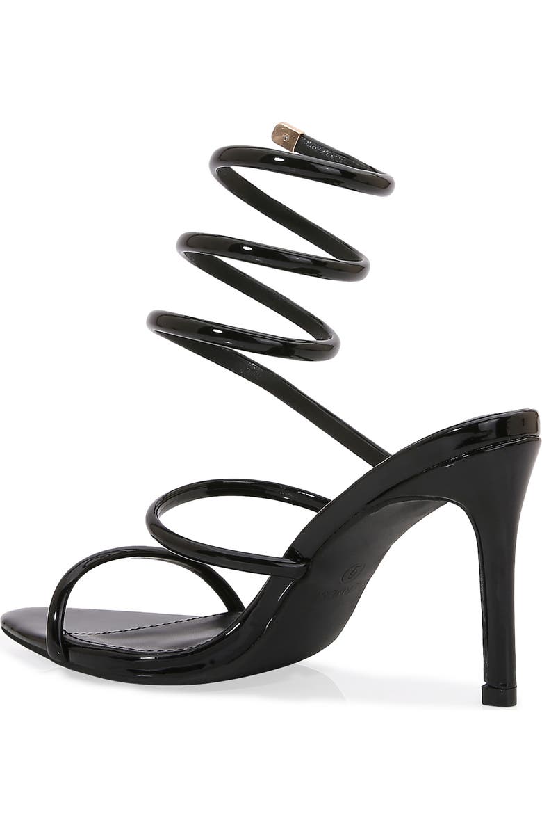 BERNESS Ankle Wrap Sandal, Alternate, color, Black
