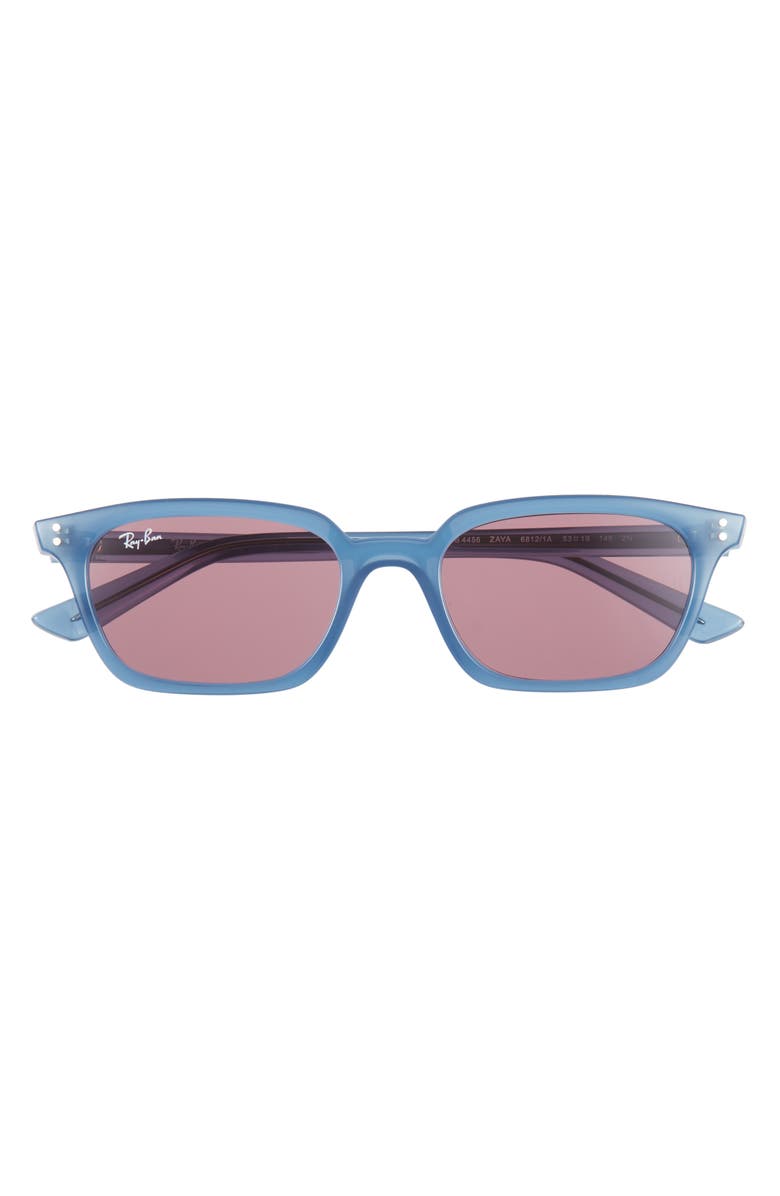 Ray-Ban Zaya 53mm Sunglasses, Main, color, Light Blue