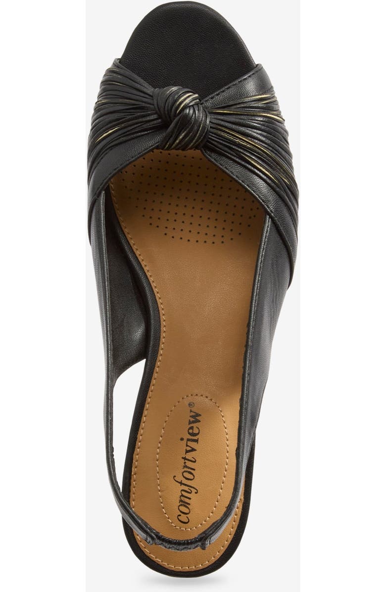 Comfortview The Katelyn Slingback, Alternate, color, Black