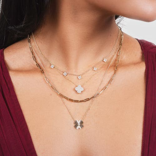 The Lovery Fine Jewelry Large Paperclip Link Chain Necklace In Gold