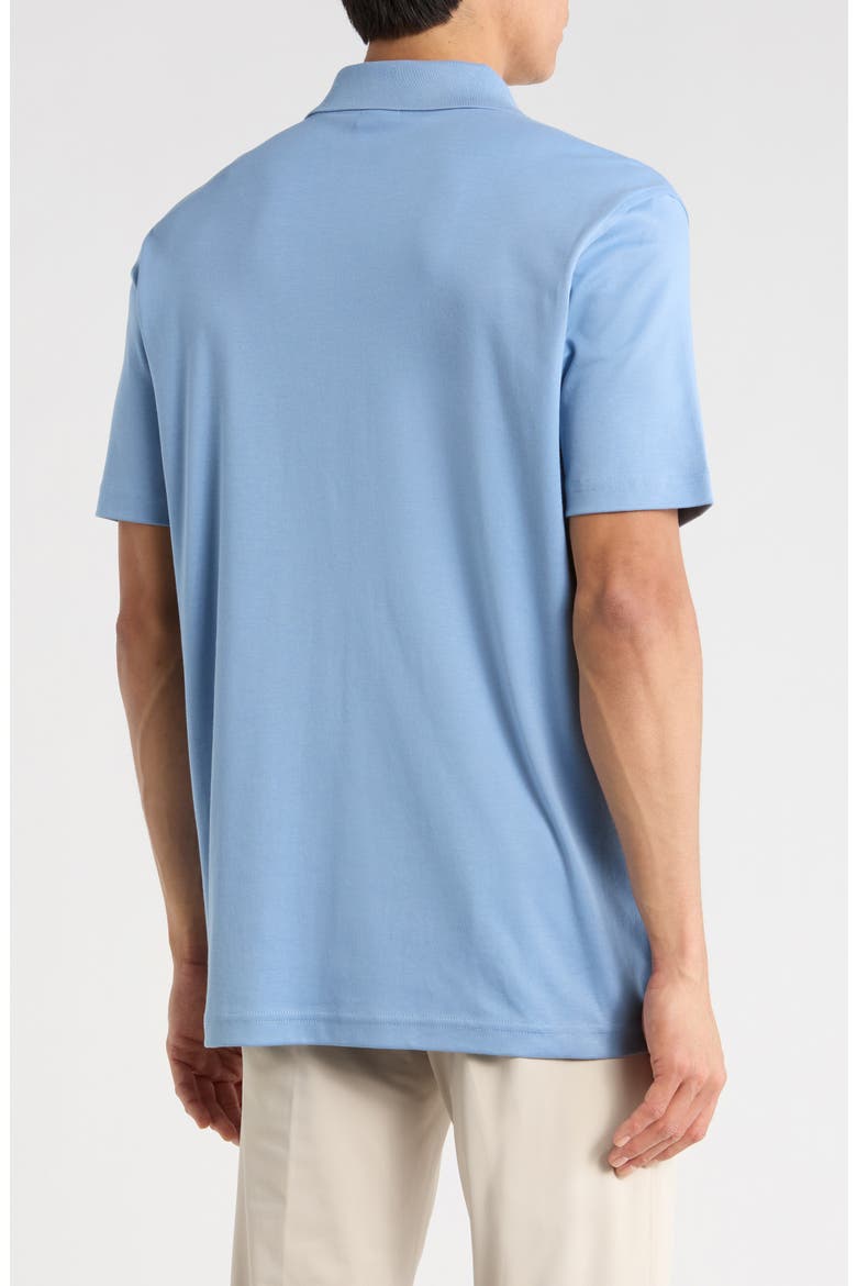Interlock Cotton Polo, Alternate, color, ASHLEIGH BLUE