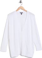 Eileen Fisher V-Neck Organic Linen & Organic Cotton Cardigan