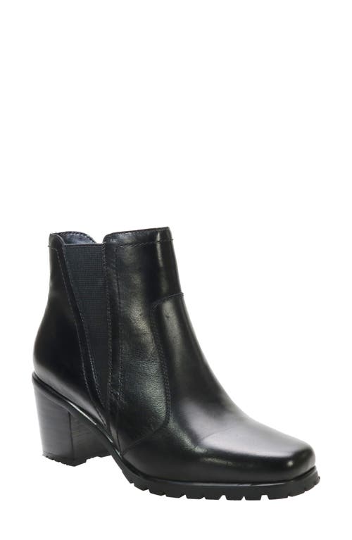 David Tate Energy Bootie in Black Lamb 