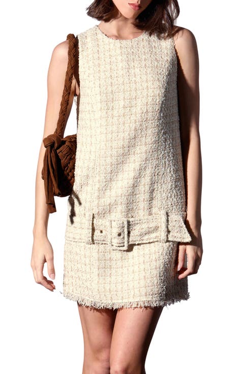Vanna Tweed Shift Dress