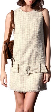 Walter Baker Vanna Tweed Shift Dress