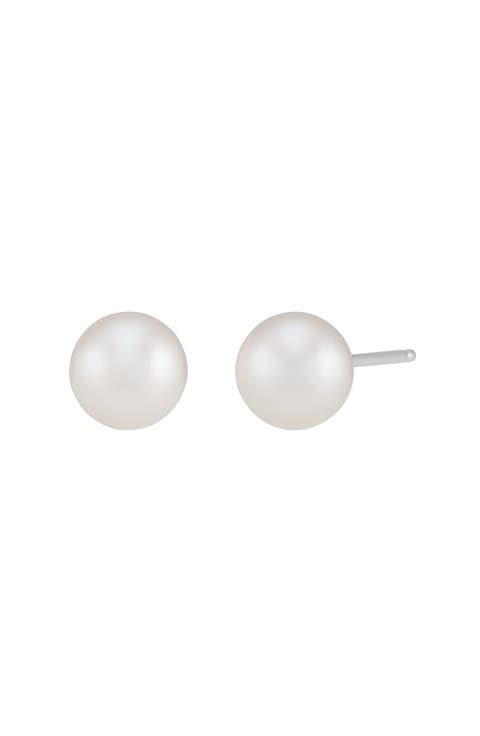 6-6.5mm Freshwater Pearl Stud Earrings