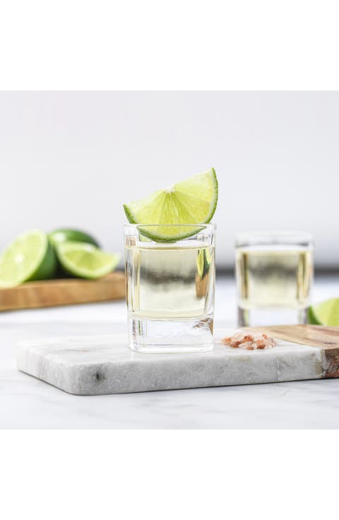 City Set of 10 Heavy Base Shot Glasses