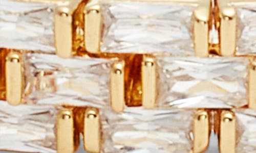 NORDSTROM NORDSTROM CUBIC ZIRCONIA BAGUETTE STRETCH BRACELET