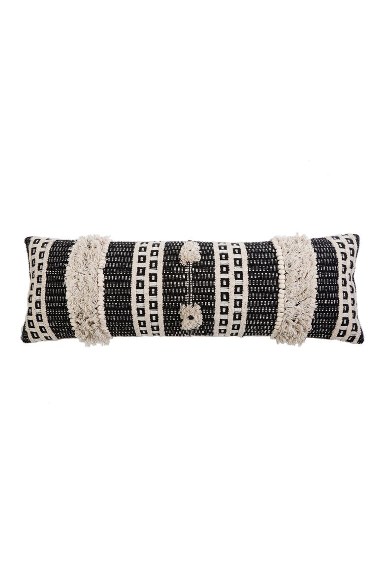 Sawyer Accent Pillow, Main, color, CHARCOAL/IVORY