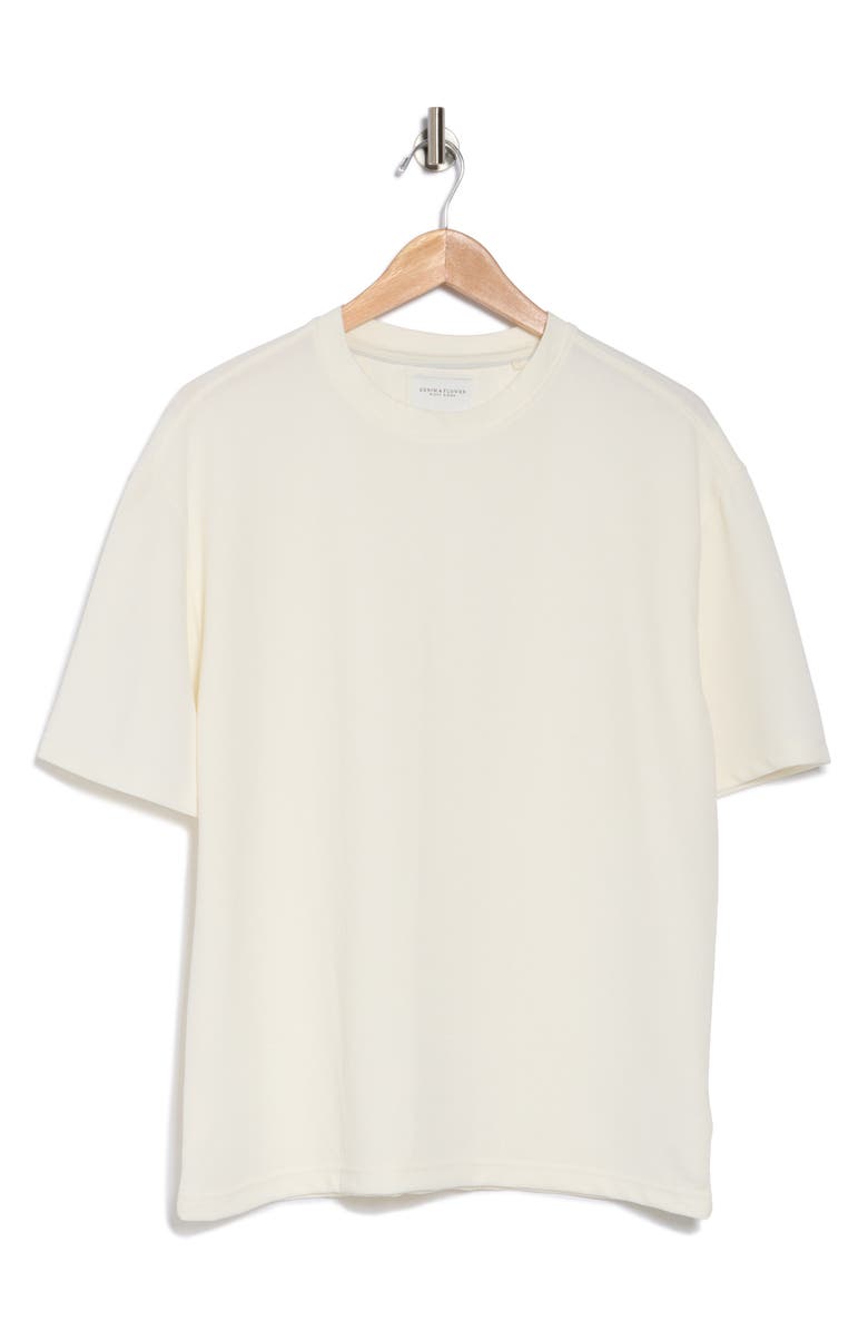 DENIM AND FLOWER Relaxed Fit Textured Crewneck T-Shirt, Alternate, color, 