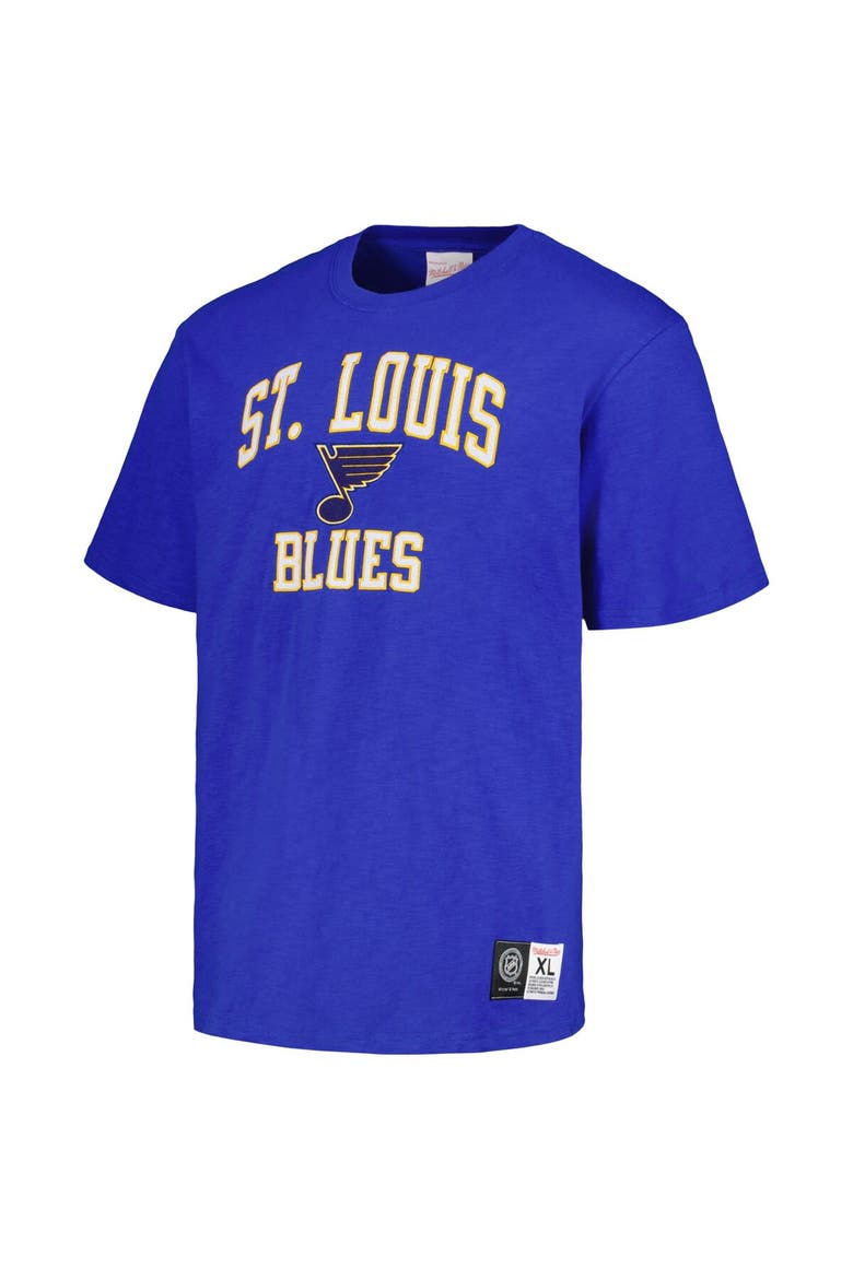 Men's Mitchell & Ness Blue St. Louis Blues Legendary Slub T-Shirt, Alternate, color, Blue