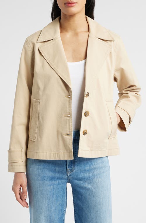 Caslonr Caslon(r) Swing Trench Coat In Tan Shore