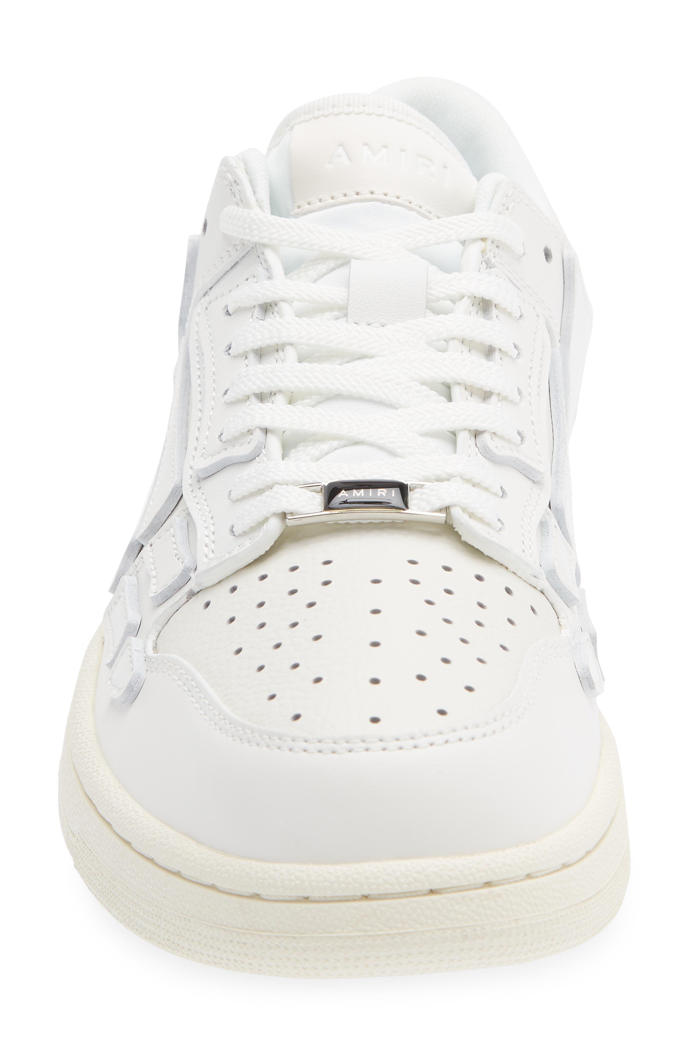 AMIRI Skeleton Low Top Sneaker, Alternate, color, White/ White/ Vintage