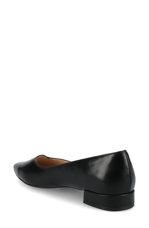 Shop Journee Collection Carmin Pointed Toe Flat In Black