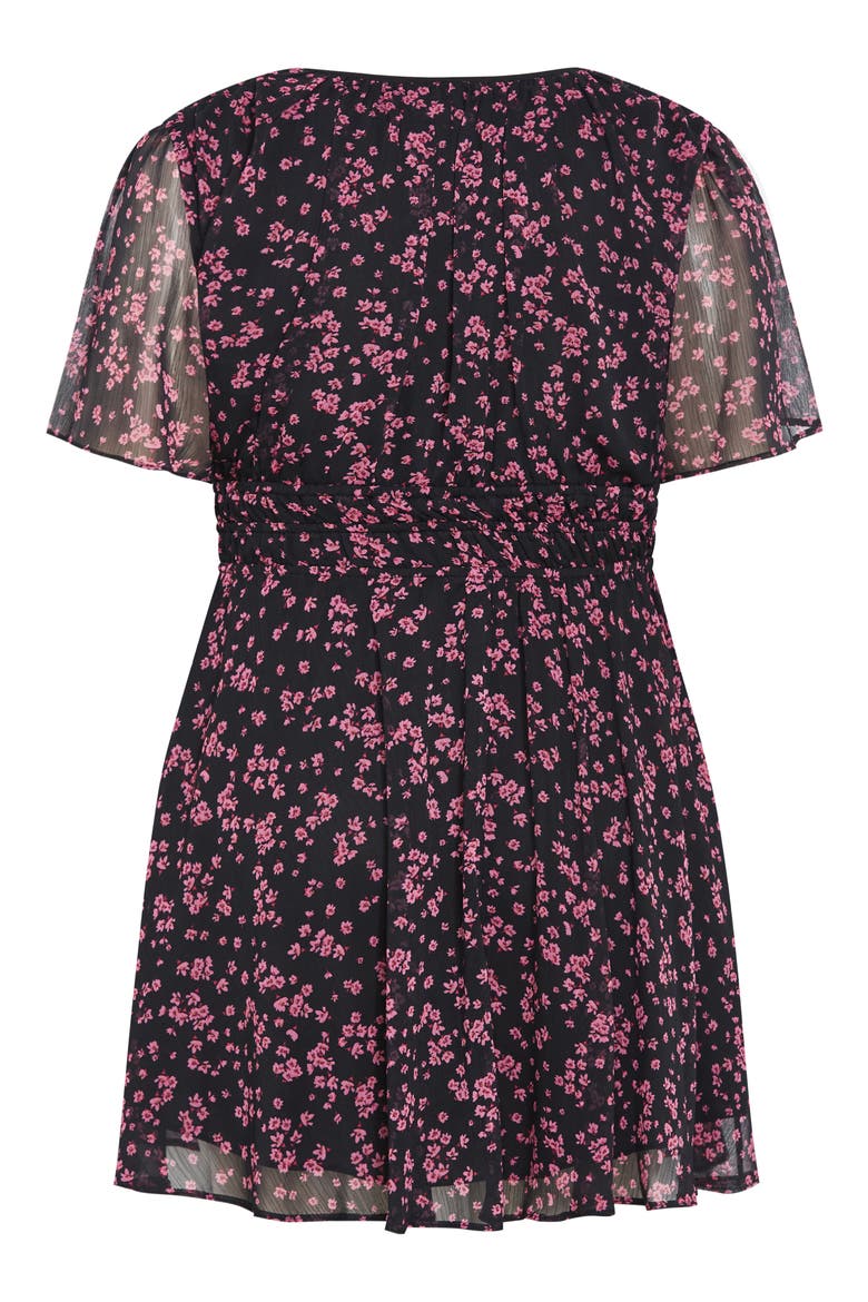 Carrie Print Minidress, Alternate, color, CHERRY DITSY